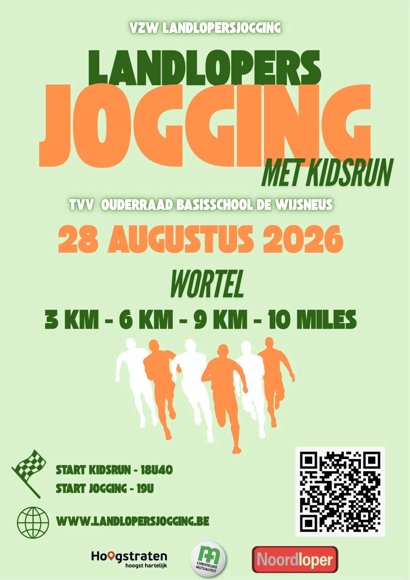 Landlopersjogging 2026 - Wortel