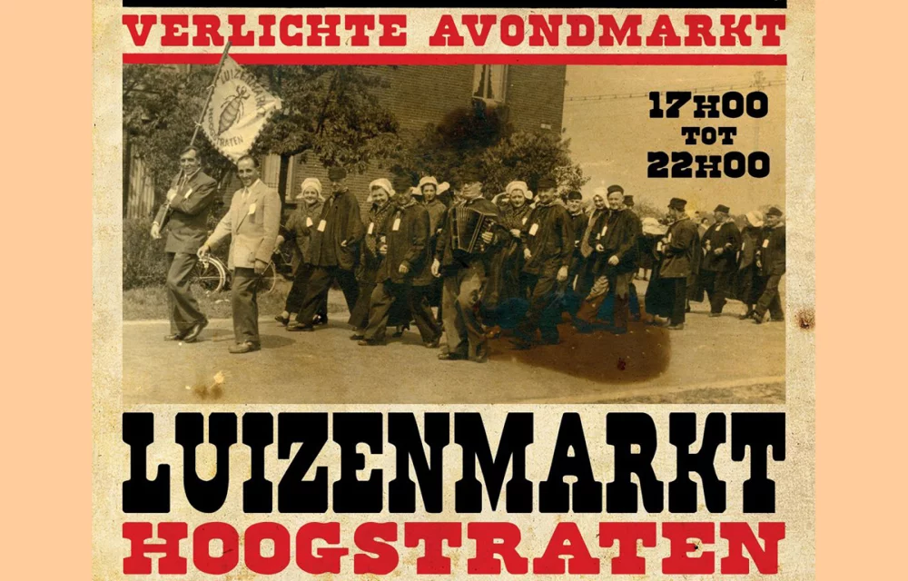Afbeelding: Verlichte avondmarkt (Luizenmarkt)