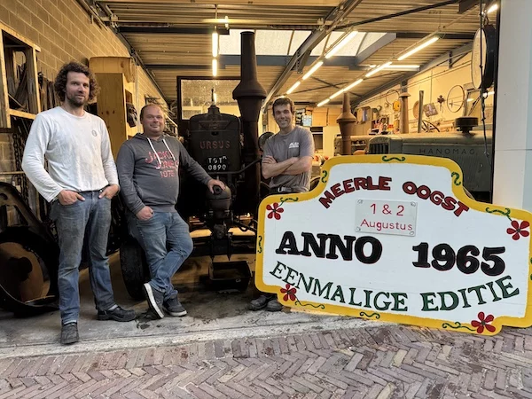 Afbeelding: Sleutelen aan tractoren voert naar een nostalgisch evenement
