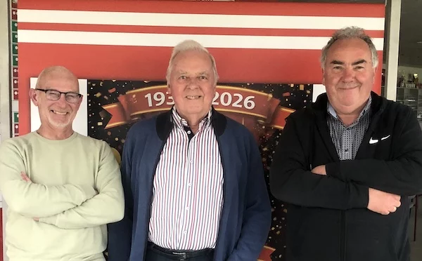 Patrick Van den Bogaert, Guy Mombaers en Eddy Van Huffel