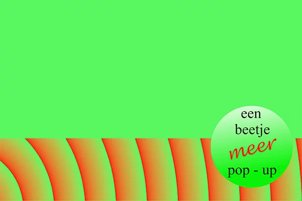 Afbeelding: Een beetje ‘Meer’ pop-up