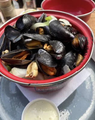 Mossels van Brasserie De Post